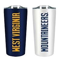 West Virginia Mountaineers 18oz. Soft Touch Tumbler Two-Piece Set