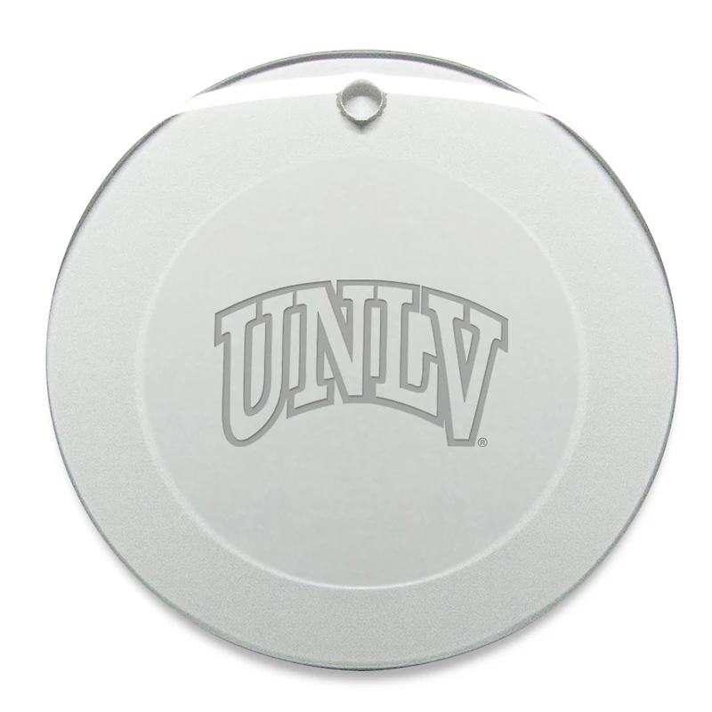 UNLV Rebels 3'' Glass Round Ornament