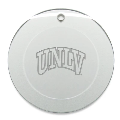 UNLV Rebels 3'' Glass Round Ornament