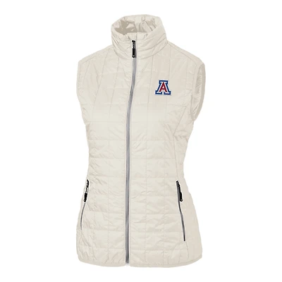 Women's Cutter & Buck Arizona Wildcats Rainier PrimaLoft Eco Full-Zip Vest