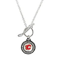 Women's Calgary Flames Swarovski Necklace