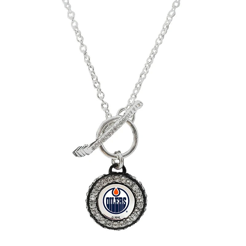 Women's Edmonton Oilers Swarovski Necklace