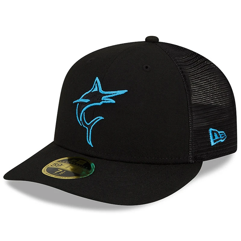 Men's New Era  Black Miami Marlins 2023 Batting Practice 59FIFTY Fitted Hat