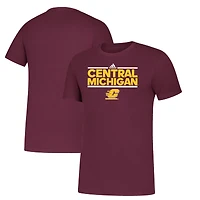 Men's adidas Maroon Central Michigan Chippewas Amplifier T-Shirt