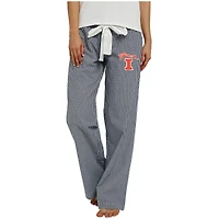 Women's Concepts Sport Navy/White Illinois Fighting Illini Tradition Lightweight Lounge Pants