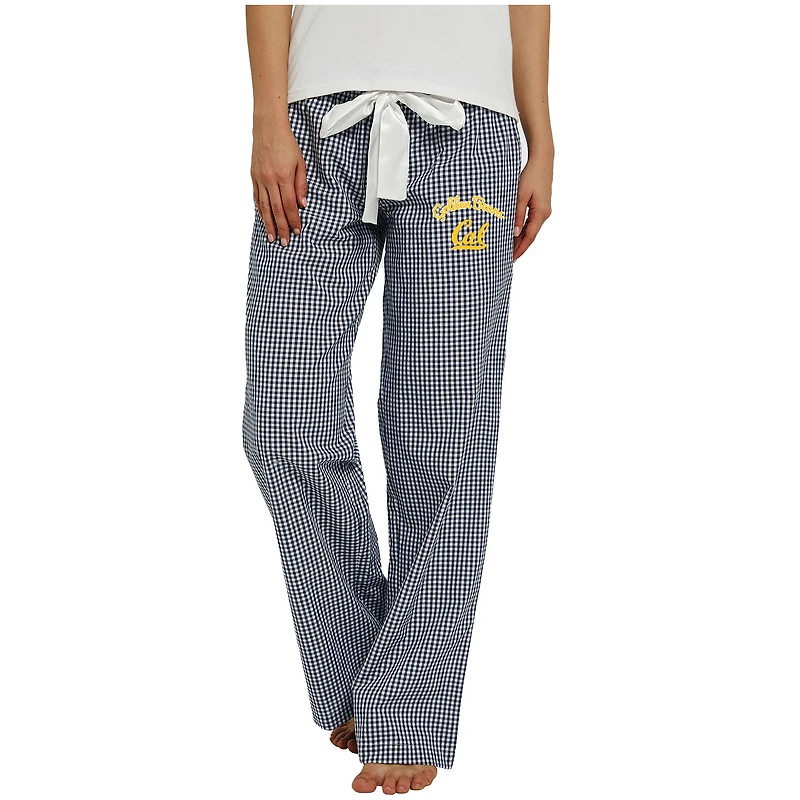 Women's Concepts Sport Navy/White Cal Bears Tradition Lightweight Lounge Pants