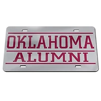 WinCraft Oklahoma Sooners Alumni Silver License Plate