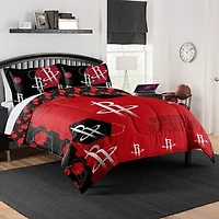 The Northwest Group Houston Rockets Hexagon Full/Queen Comforter & Shams Set