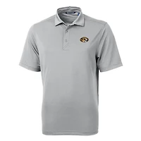 Men's Cutter & Buck Gray Missouri Tigers Virtue Eco Pique Recycled Polo