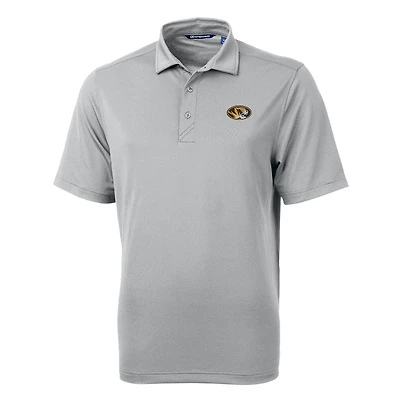 Men's Cutter & Buck Gray Missouri Tigers Virtue Eco Pique Recycled Polo