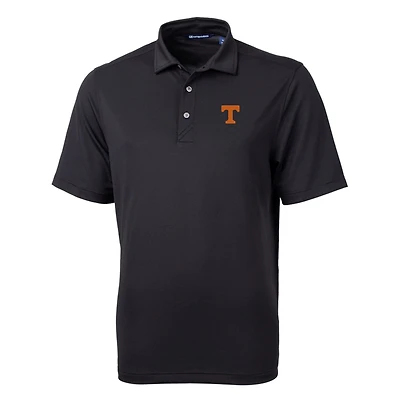 Men's Cutter & Buck Black Tennessee Volunteers Big & Tall Virtue Eco Pique Recycled Polo