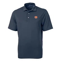 Men's Cutter & Buck Navy Auburn Tigers Big & Tall Virtue Eco Pique Recycled Polo