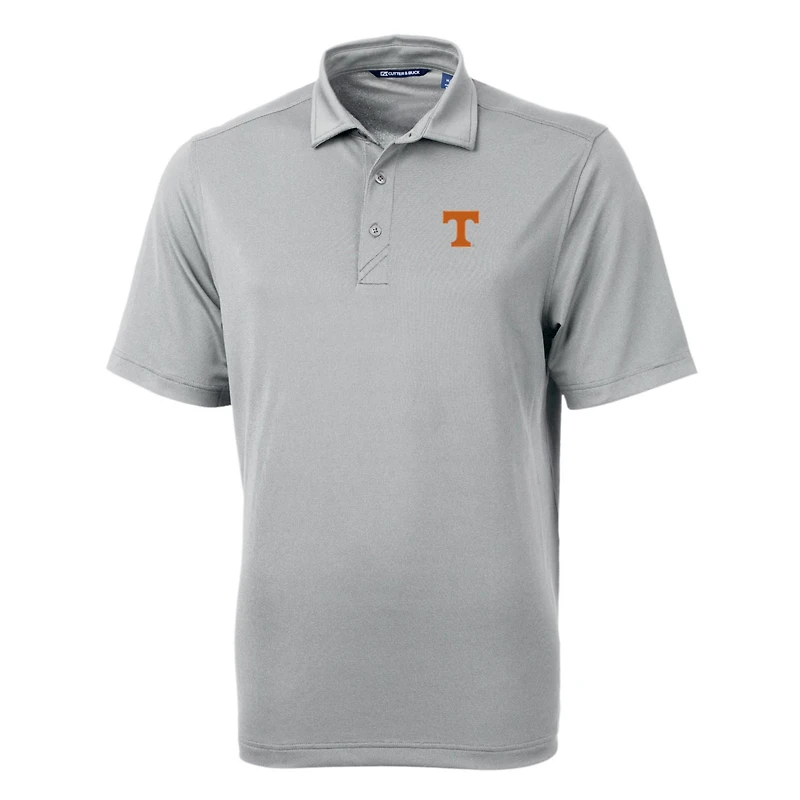Men's Cutter & Buck Gray Tennessee Volunteers Big & Tall Virtue Eco Pique Recycled Polo