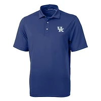 Men's Cutter & Buck Blue Kentucky Wildcats Big & Tall Virtue Eco Pique Recycled Polo