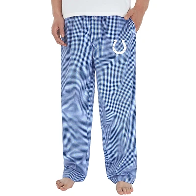Men's Concepts Sport Royal/White Indianapolis Colts Tradition Woven Pants