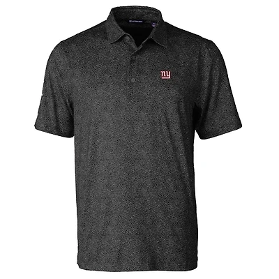 Men's Cutter & Buck Black New York Giants Pike Constellation Print Stretch Polo