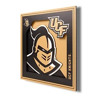 UCF Knights 12'' x 12'' 3D Logo Wall Art
