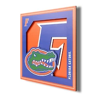 Florida Gators 12'' x 12'' 3D Logo Wall Art