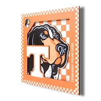 Tennessee Volunteers 12'' x 12'' 3D Logo Wall Art