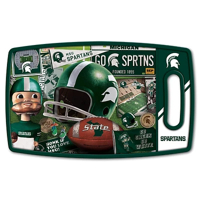 Michigan State Spartans Retro Series Cutting Board