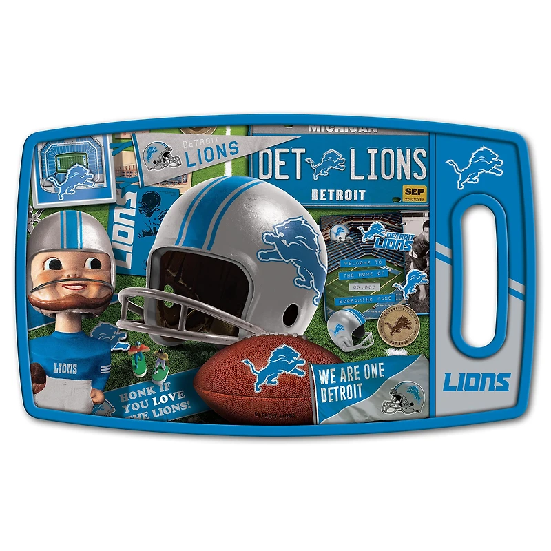 IDNA Detroit Lions Retro Series Cutting Board