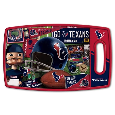 Houston Texans Retro Series Cutting Board