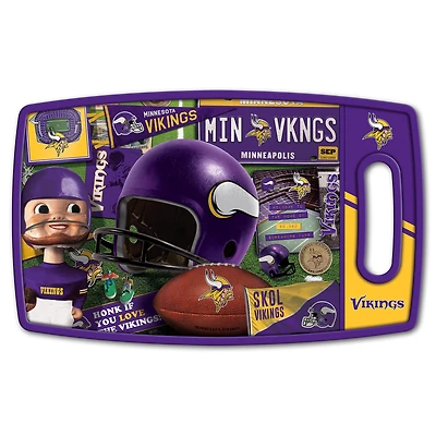 Minnesota Vikings Retro Series Cutting Board