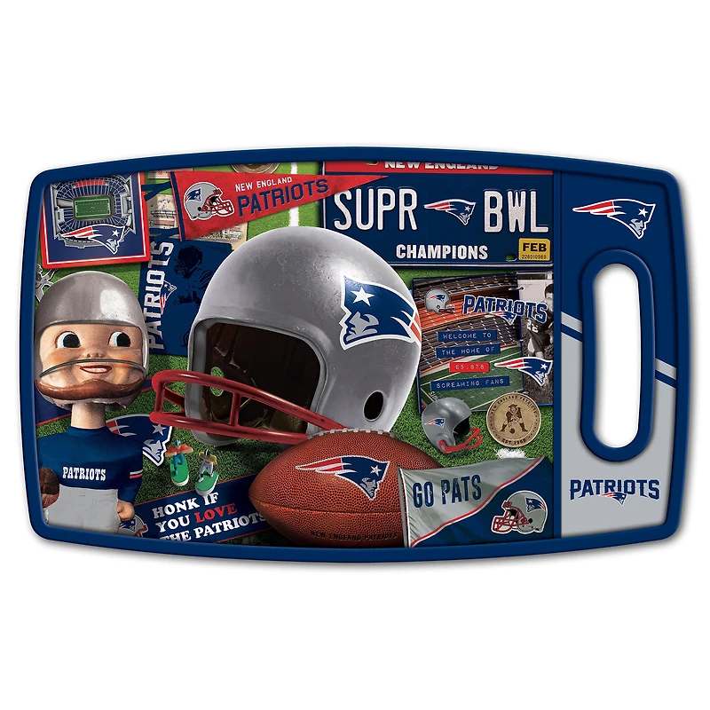 New England Patriots Retro Series Cutting Board