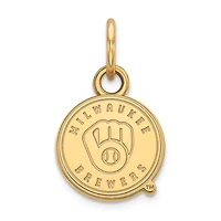 Women's Milwaukee Brewers 10k Yellow Gold Extra Small Pendant