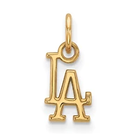 Women's Los Angeles Dodgers 10k Yellow Gold Extra Small Pendant