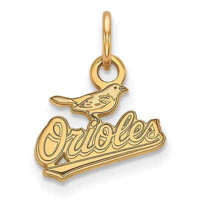 Women's Baltimore Orioles 10k Yellow Gold Extra Small Pendant