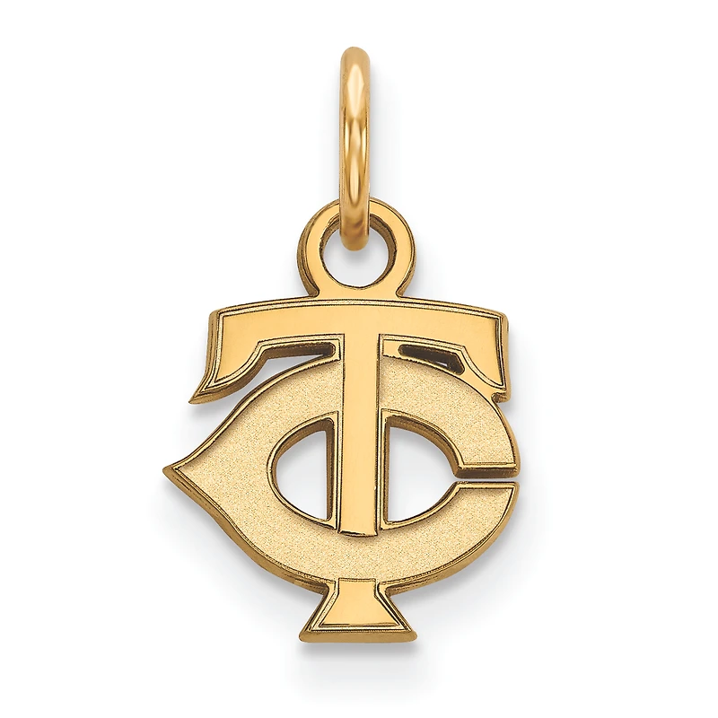 Women's Minnesota Twins 10k Yellow Gold Extra Small Pendant