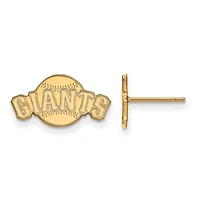 Women's San Francisco Giants 10k Yellow Gold Extra Small Post Earrings