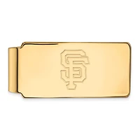 Men's San Francisco Giants 10k Yellow Gold Money Clip