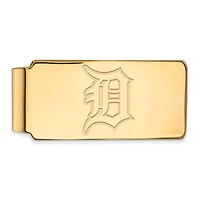 Men's Detroit Tigers 10k Yellow Gold Money Clip