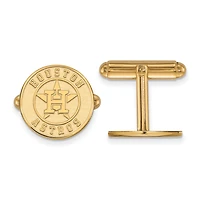 Men's Houston Astros 14k Yellow Gold Cuff Link
