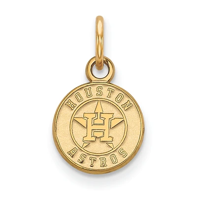 Women's Houston Astros 14k Yellow Gold Extra Small Pendant