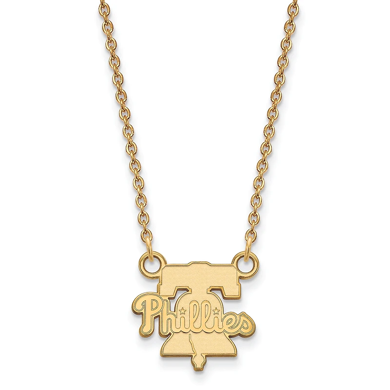 Women's Philadelphia Phillies 18'' 14k Yellow Gold Small Pendant Necklace
