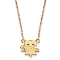 Women's Philadelphia Phillies 18'' 14k Yellow Gold Small Pendant Necklace