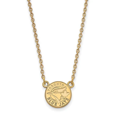 Women's Toronto Blue Jays 18'' 14k Yellow Gold Small Pendant Necklace