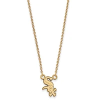 Women's Chicago White Sox 18'' 14k Yellow Gold Small Pendant Necklace