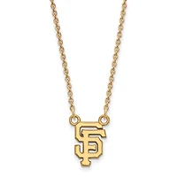 Women's San Francisco Giants 18'' 14k Yellow Gold Small Pendant Necklace