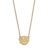 Women's Minnesota Twins 18'' 14k Yellow Gold Small Pendant Necklace