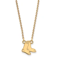 Women's Boston Red Sox 18'' 14k Yellow Gold Small Team Pendant Necklace