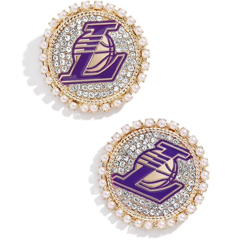 BaubleBar Los Angeles Lakers Statement Stud Earrings