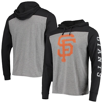Men's '47 Gray San Francisco Giants Franklin Wooster Pullover Hoodie