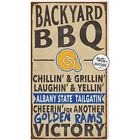 Albany State Golden Rams 11'' x 20'' Indoor/Outdoor BBQ Sign