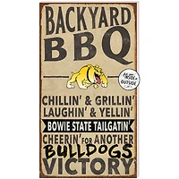 Bowie State Bulldogs 11'' x 20'' Indoor/Outdoor BBQ Sign