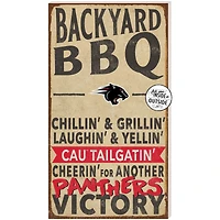 Clark Atlanta University Panthers 11'' x 20'' Indoor/Outdoor BBQ Sign