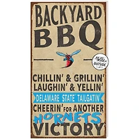 Delaware State Hornets 11'' x 20'' Indoor/Outdoor BBQ Sign